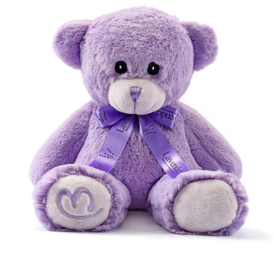 工厂批发紫色薰衣草毛绒公仔卡通抱抱熊泰迪熊玩具