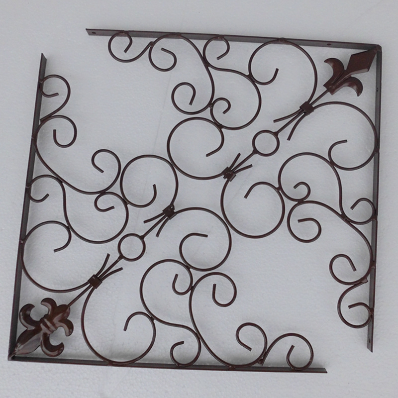 门厅三角架壁饰墙角饰门框角花铁艺门角饰正方工艺厂家直销