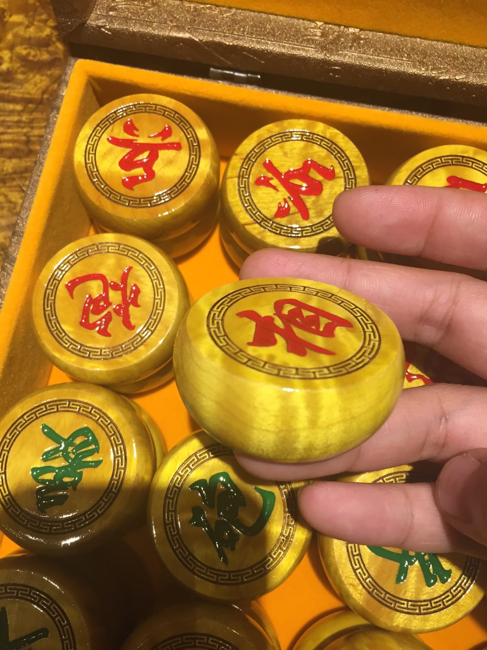 大叶桢楠金丝楠木水波象棋红木工艺品商务礼品收藏厂家