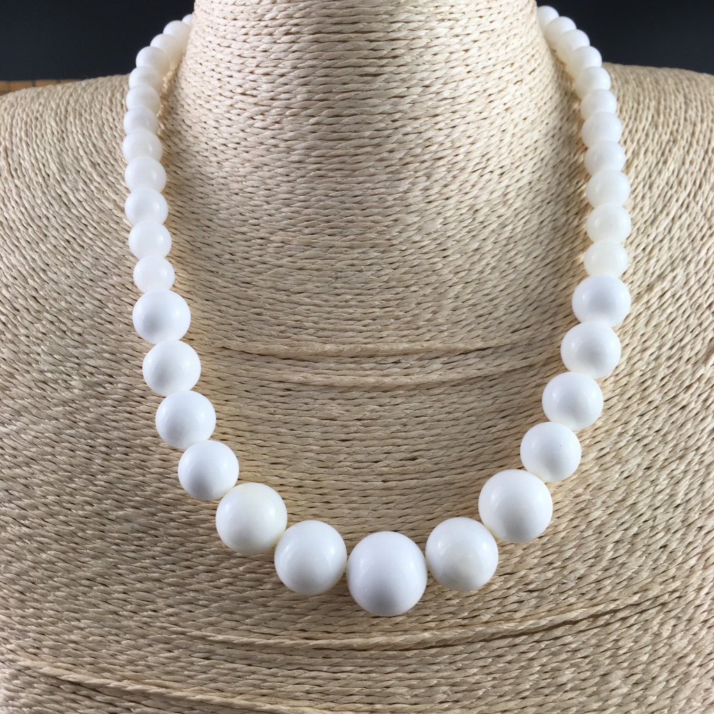 潭门天然砗磲 塔珠项链 10mm短款项链 颈链 饰品厂家直销