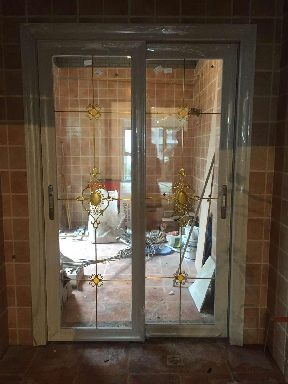 钛镁合金双推门 合金吊滑门 四推门 双推门 推拉门 阳台隔断门