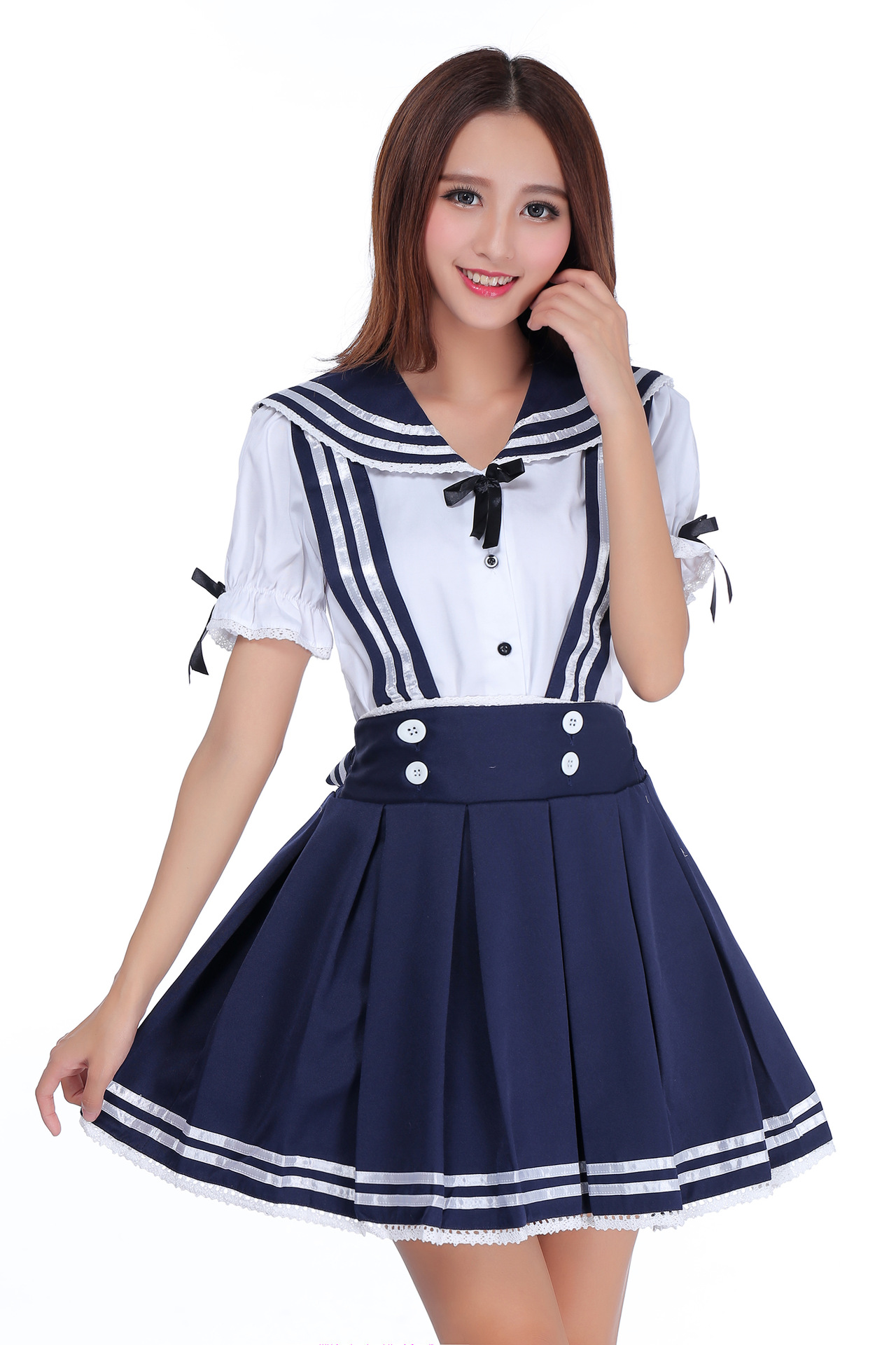 萌妹洛丽塔日本水手服学生 cos动漫服装