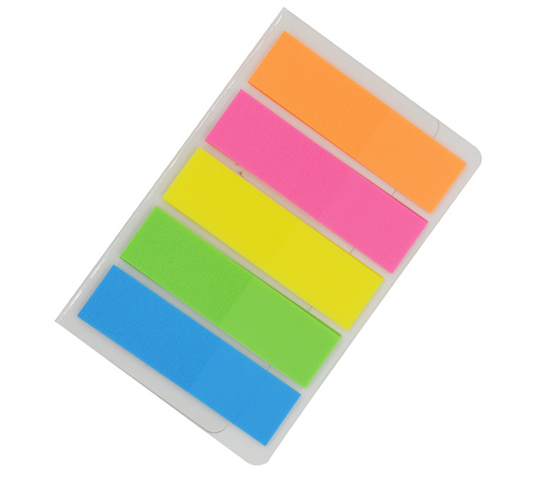 得力9063彩色荧光 分类索引贴纸指示标签贴膜记事贴便利贴-阿里巴巴