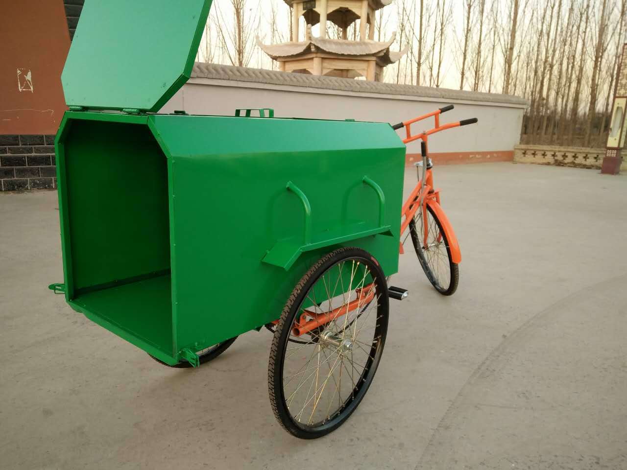 保洁三轮车 环卫三轮车 三轮垃圾车 人力三轮垃圾车 保洁车