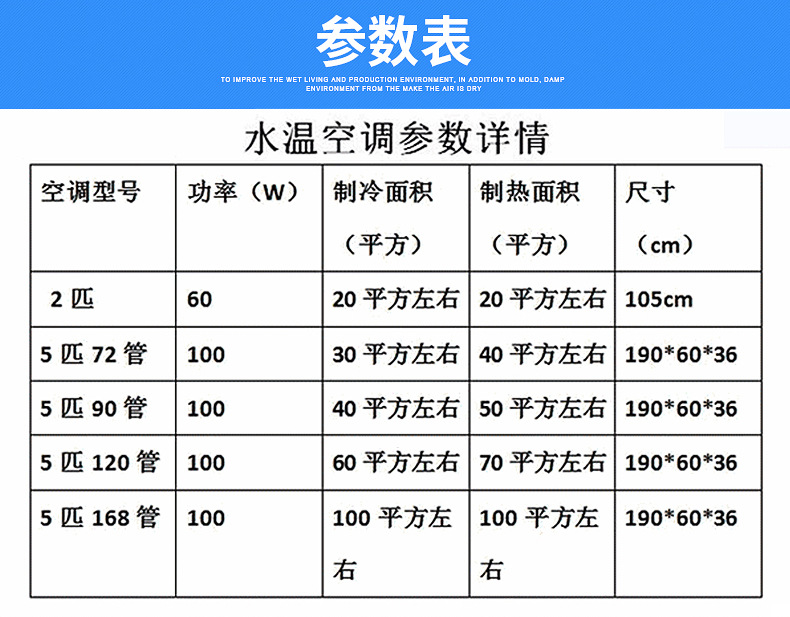 家用柜式水冷空调水温立式环保空调挂机水空调壁挂式水暖空调批发