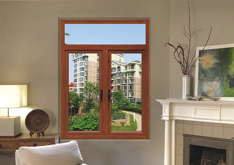 50系列铝合金平开窗 超强隔音隔热铝窗落地飘窗封阳台窗 全网爆款