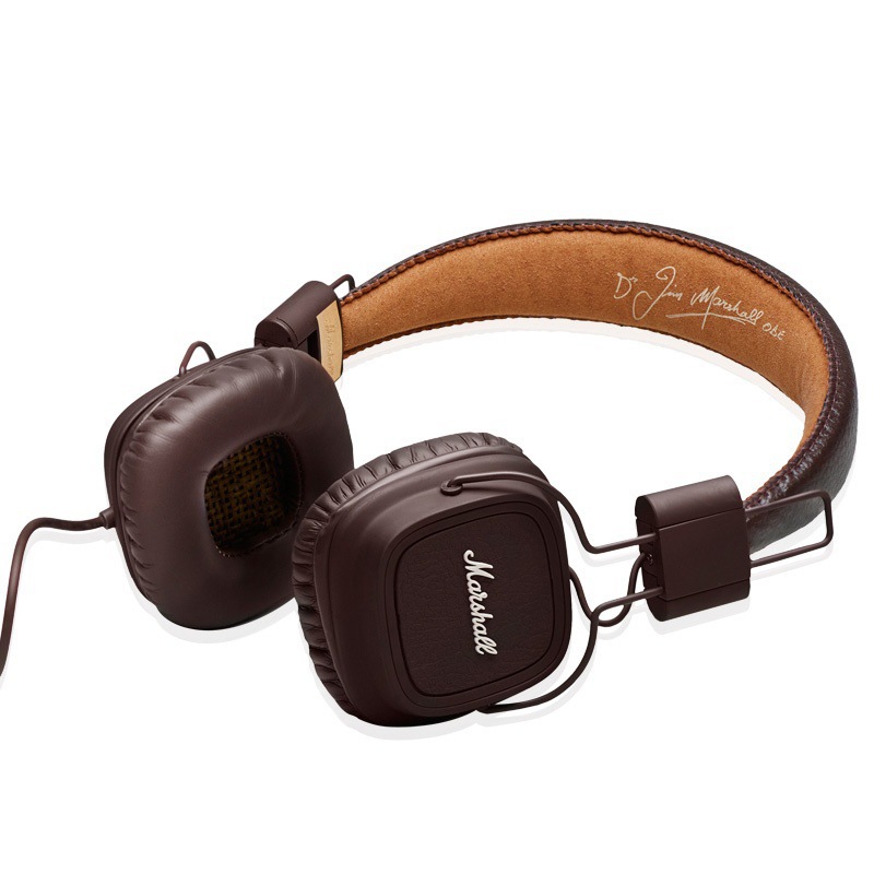 马歇尔耳机 major 大马勺发烧友耳机 hifi级头戴式线控语音耳机