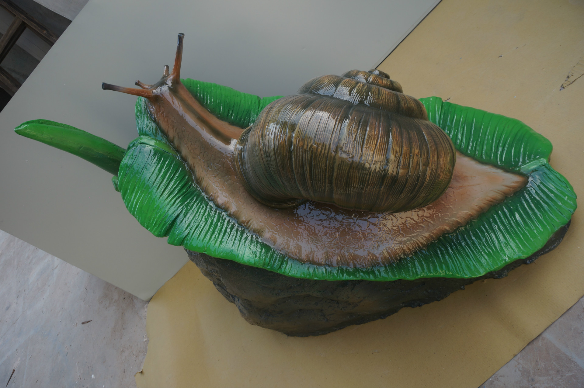 厂家直销生物教学器材景观雕塑软体动物蜗牛模型可定制批发