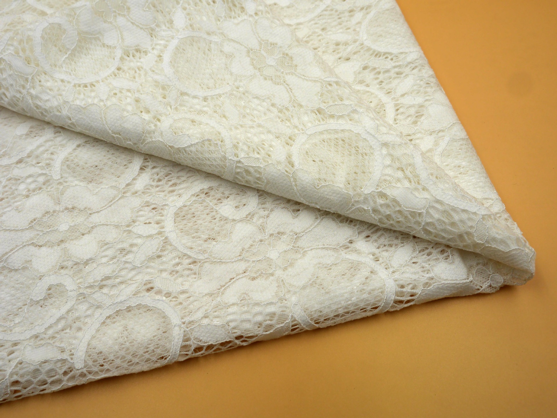 锦氨弹力蕾丝面料批发 高档女装服装水溶花边布料 爆款现货