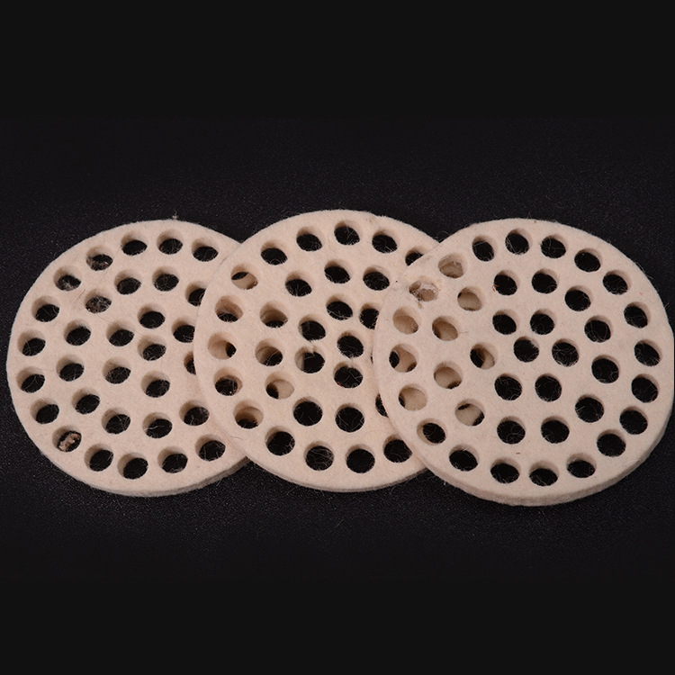 白色毛毡垫防滑防缓冲耐磨毛毡垫片不织布彩色毛毡垫打火机毛毡圈