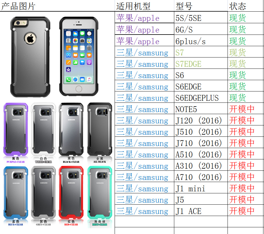 iphone7甲壳虫手机壳 苹果5,6 iphonese 防摔保护套