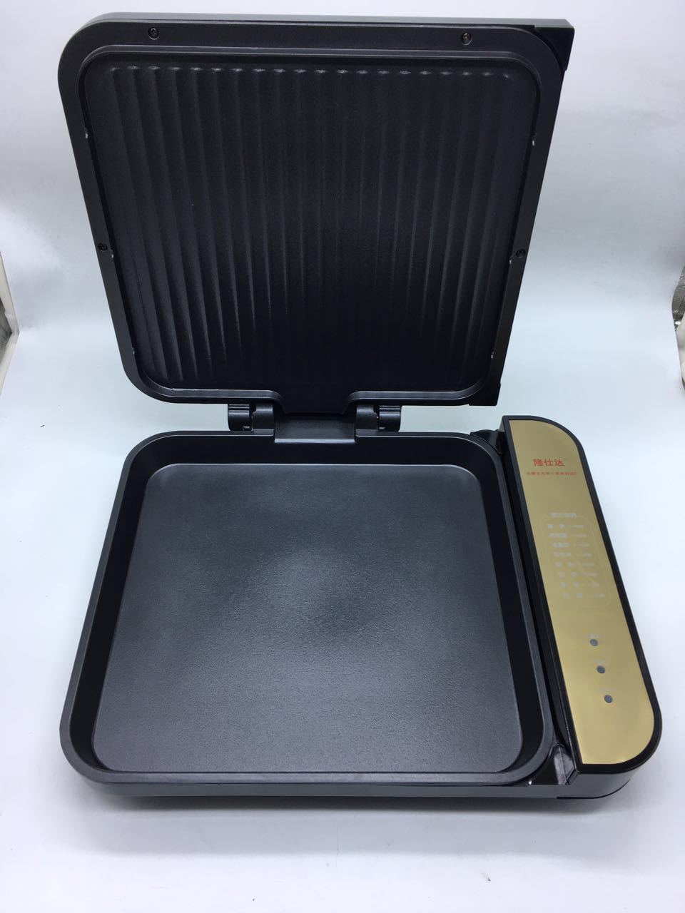 隆仕达韩式方形电煎烤机32cm电饼铛烙饼机烤饼机超薄电烙饼锅