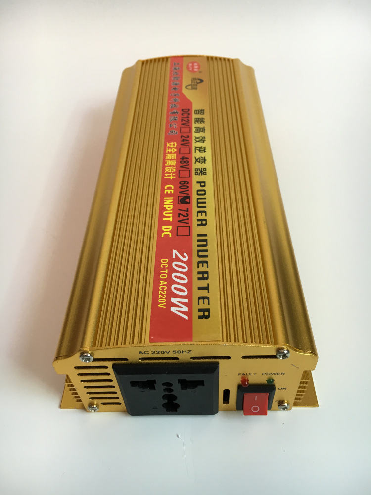 2000w家用逆变器12v24v48v60v72v转换交流220v变压器升压器厂家