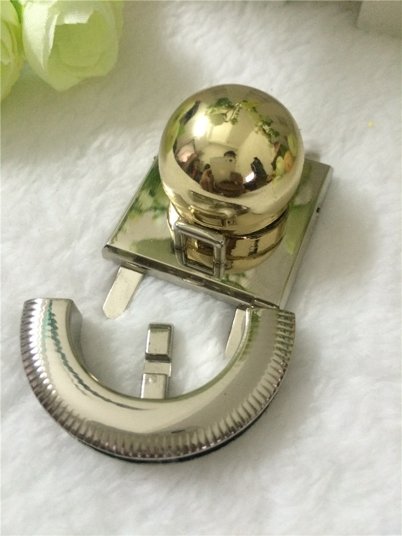 箱包五金配件锁 圆形锁扣 装饰扣 五金饰品