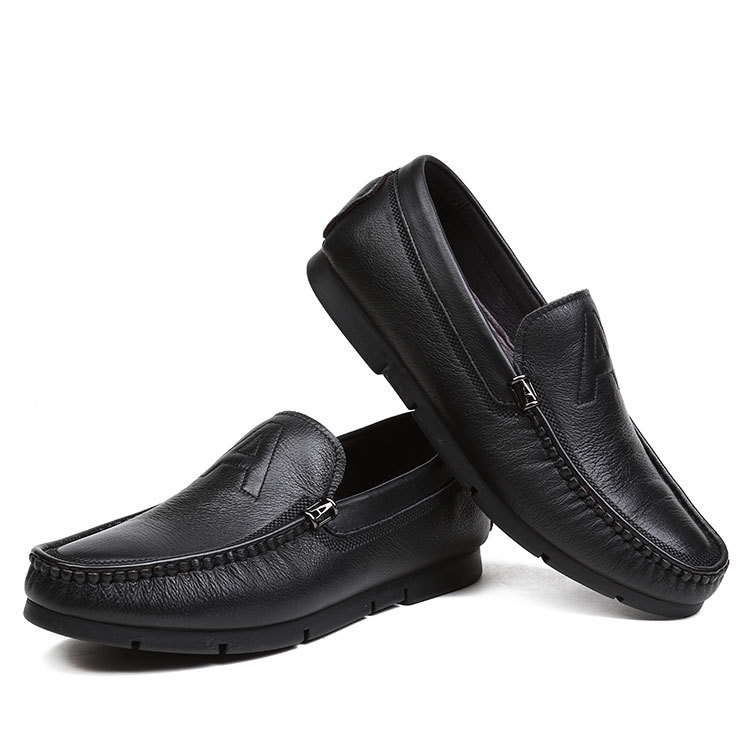 赛德路2016新款男士真皮皮鞋休闲单鞋男