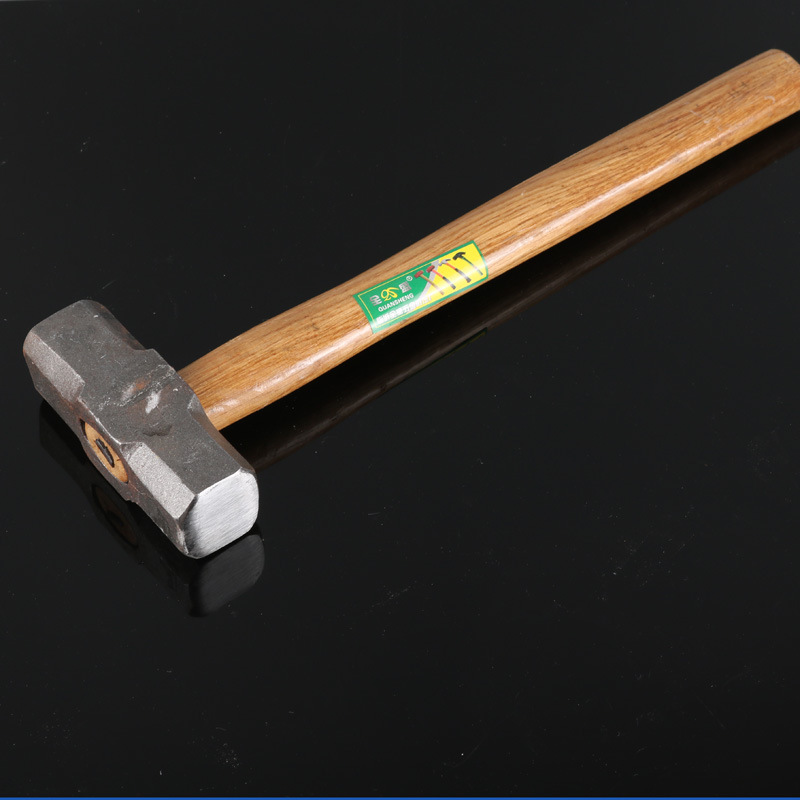 4p6p8p45#钢八角锤大榔头敲墙锤子四方锤子家用锤子