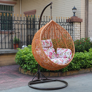 金属架子藤椅草深吊篮 热销推荐 室外阳台户外休闲时尚秋千吊篮
