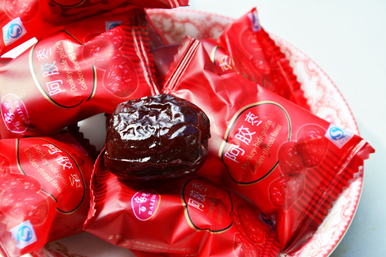 2016年新货大颗粒阿胶枣 阿胶贡枣 独立包装无核蜜枣500g