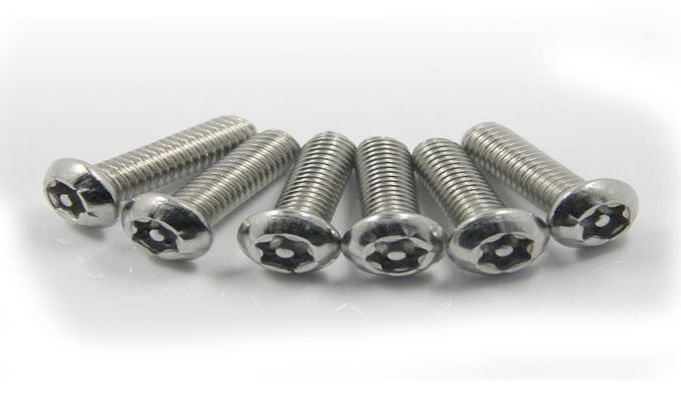 sus304不锈钢梅花带柱防盗螺丝m5*