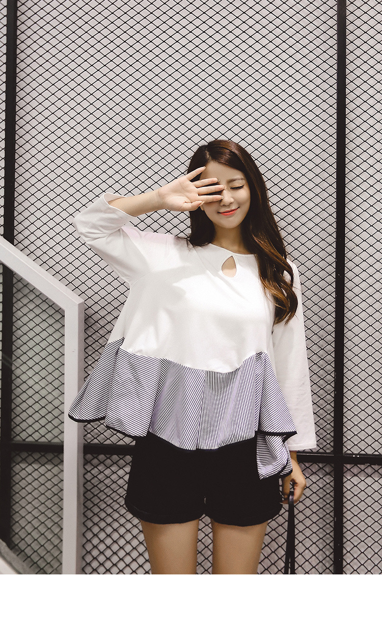 韩版秋季大码女装显瘦休闲秋衣外穿学生打底衫宽松长袖t恤上衣潮