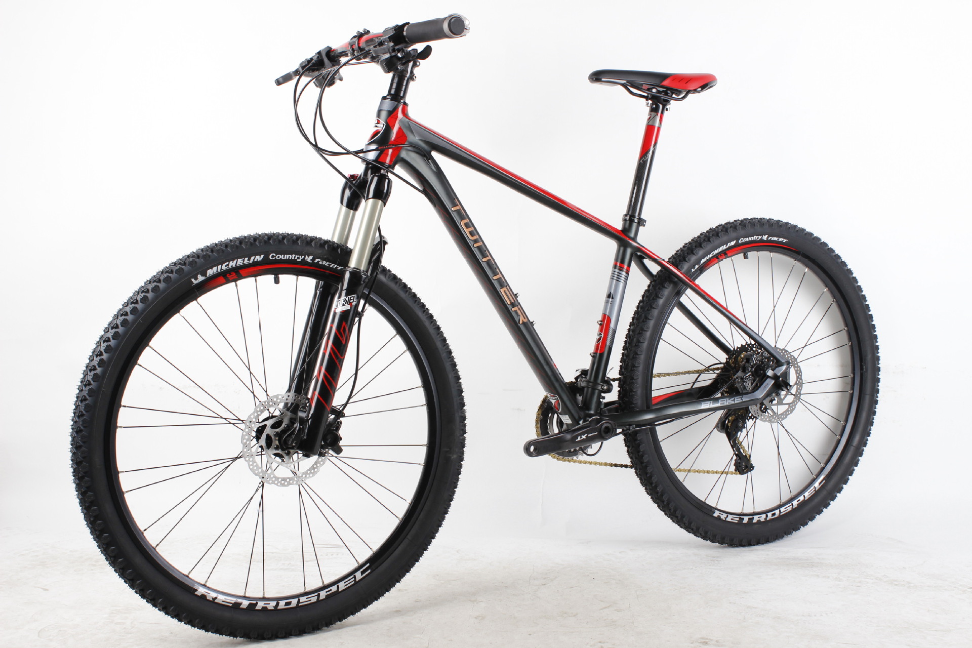 骓特新款山地车blake禧玛诺xt22速油刹山地自行车