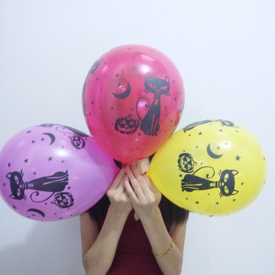 12寸乳胶气球卡通图案儿童玩具笑脸表情气球创意装饰婚庆气球批发