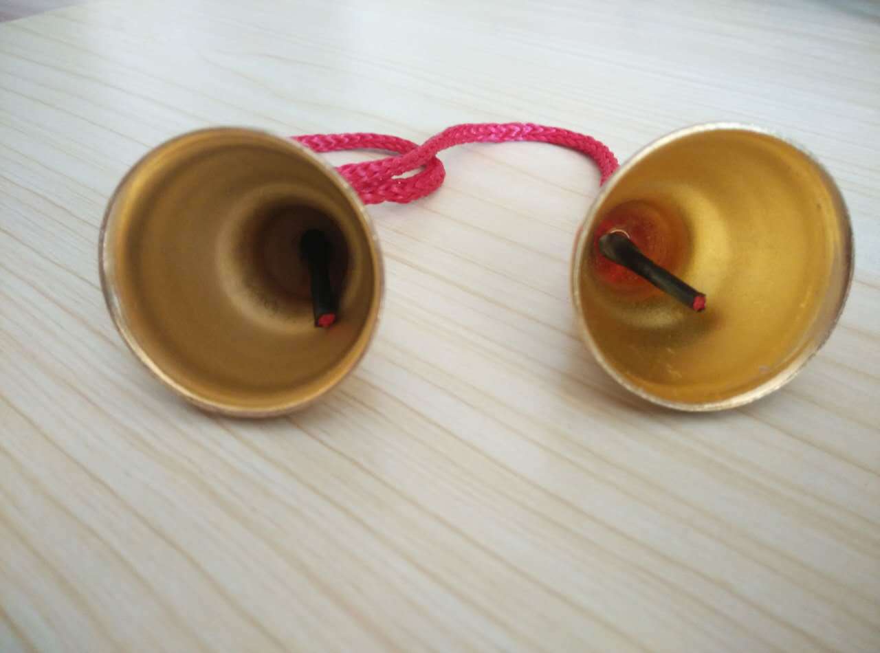 厂家批发奥尔夫乐器儿童打击乐器碰钟带绳大碰钟 碰铃撞铃撞钟