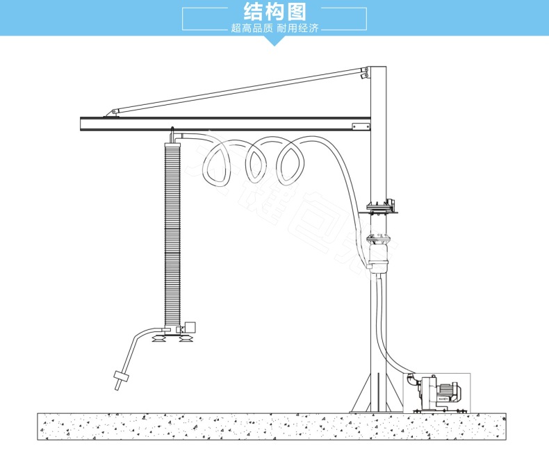 都江堰气管式真空金属吸吊机j-fj-60k