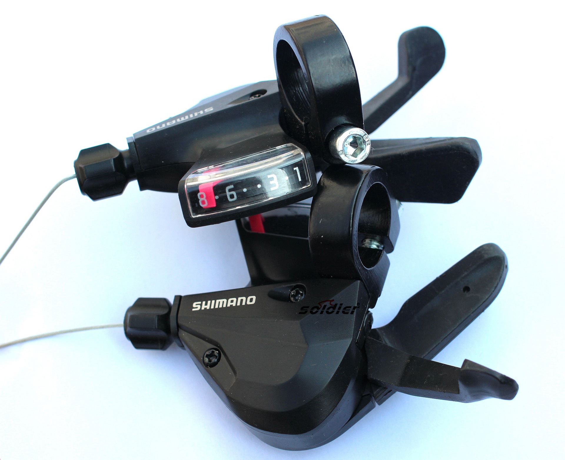 山地自行车变速指拔24速变速指拔调速器s5521分体指拨