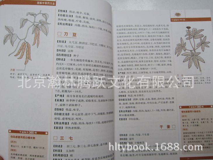 中医养生书籍李时珍本草纲目药材食疗水疗治疗疾病图解中草药大全