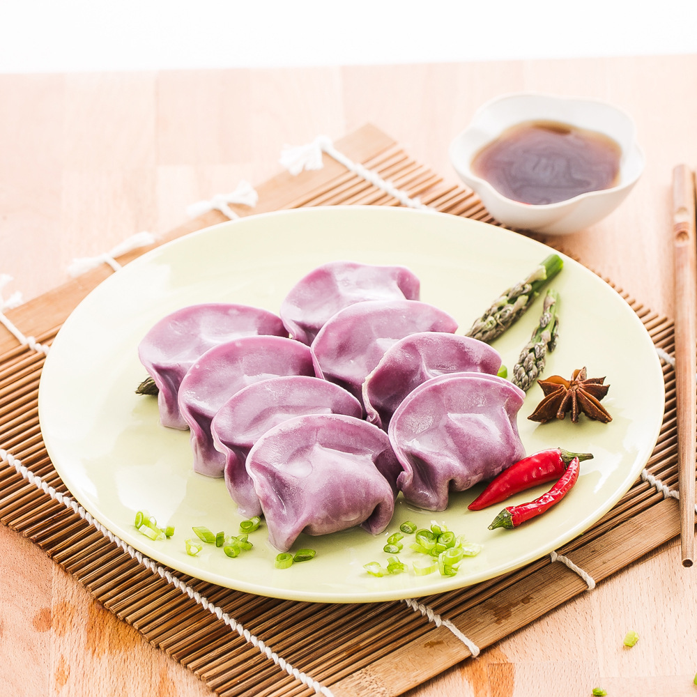 湾仔码头冷冻速食多菜多益荠菜嫩笋猪肉水饺720g/46只装*8包饺子