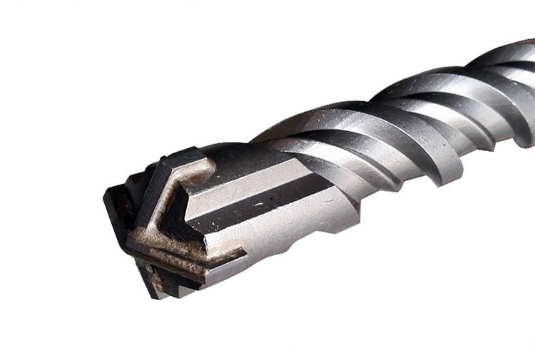 供应外贸五坑十字头电锤冲击钻头混凝土水泥穿墙打孔钻头sds-max