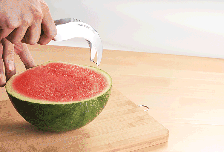 创意不锈钢切瓜神器西瓜切大号水果切片器 多功能水果分割刀批发