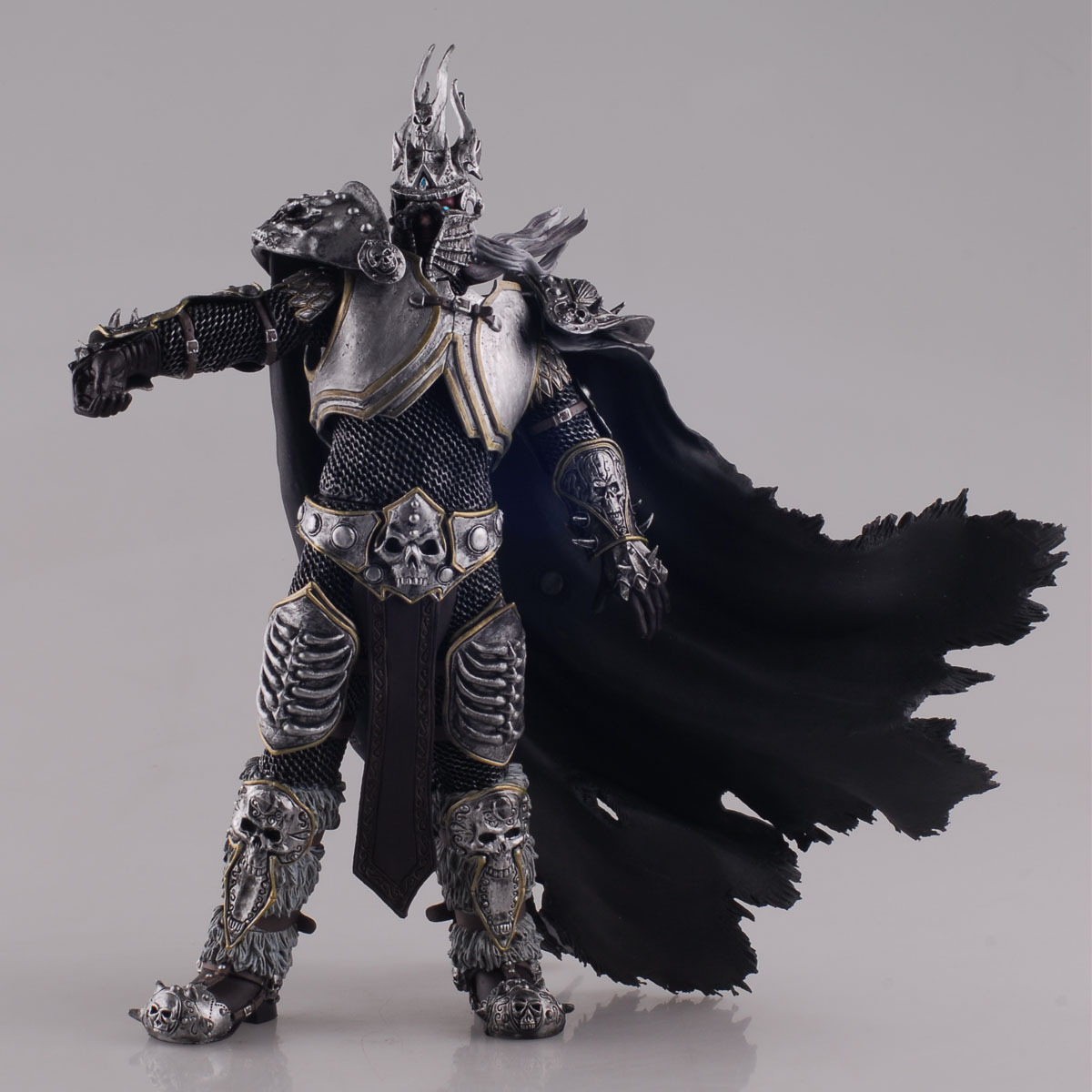 魔兽世界 巫妖王 11寸阿尔萨斯 死亡骑士 电影周边 可动手办