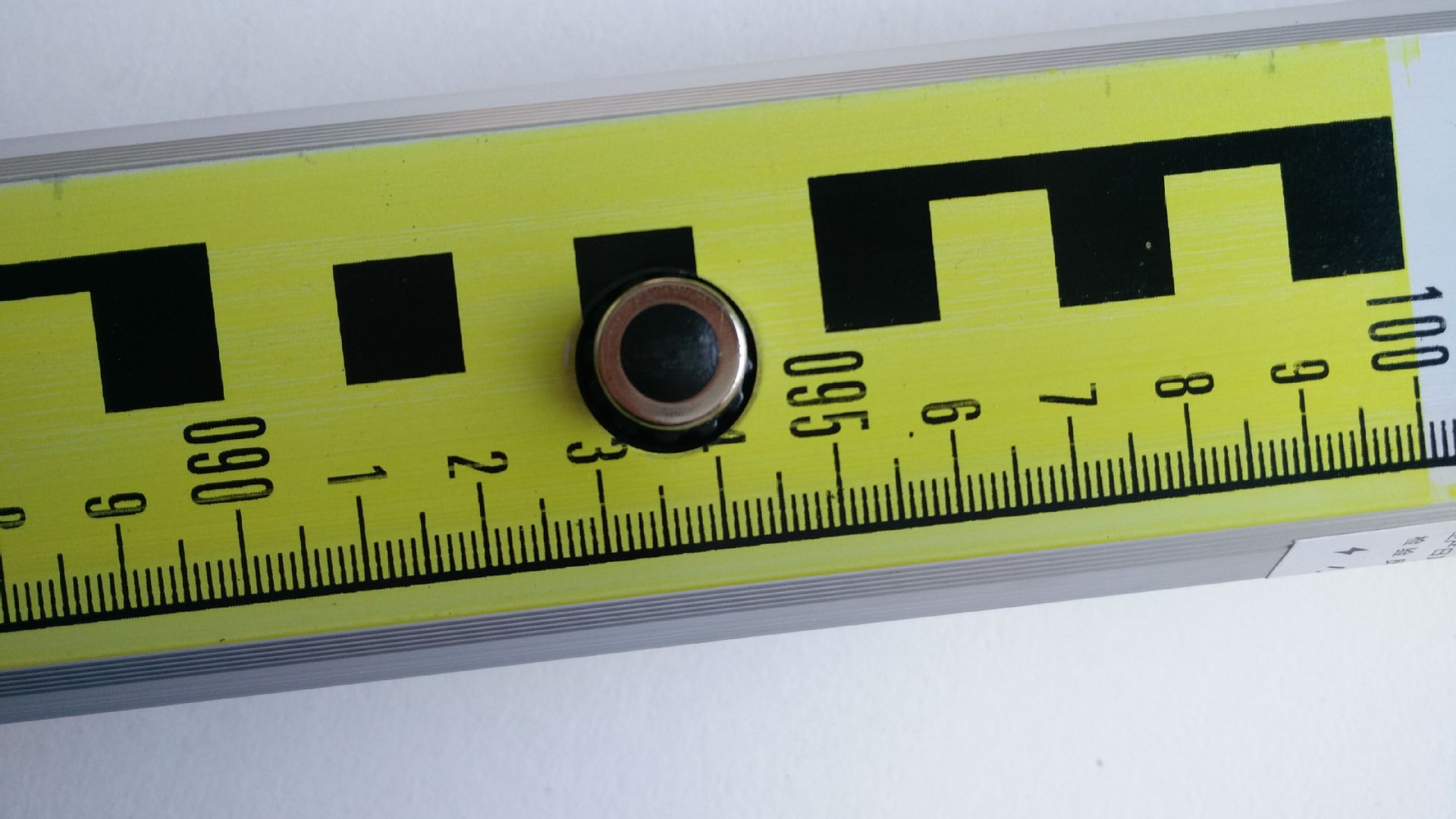 现货供应批发铝合金5m双面高清刻度伸缩标杆水准仪标尺 仪塔尺