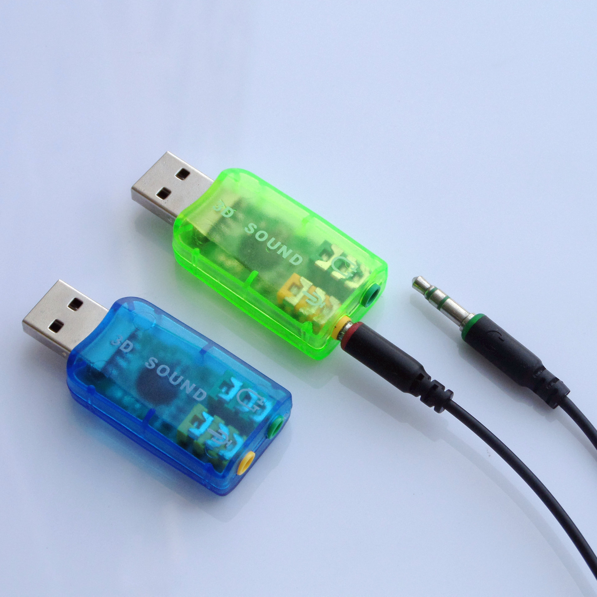 1声卡电脑笔记本外置声卡cm108免驱动usb声卡