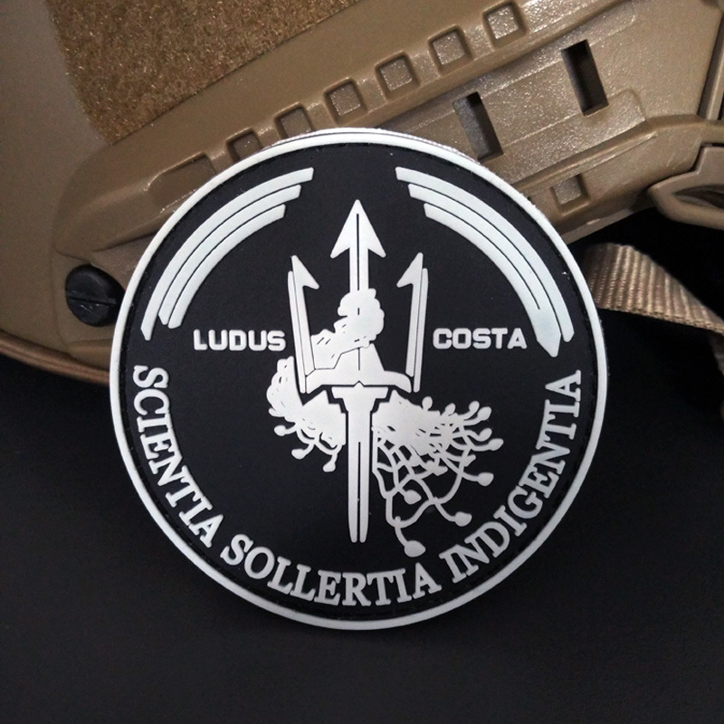 ludus costa考斯塔战术教主 pvc魔术贴臂章军迷纪念章战术夜光标