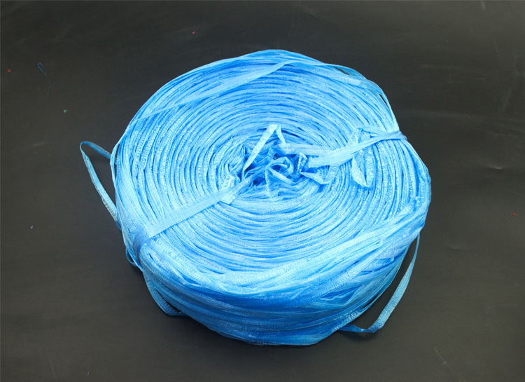 厂家直销打包装捆扎带塑料pp聚丙烯捆绑撕裂尼龙绳带盘红绿蓝白色