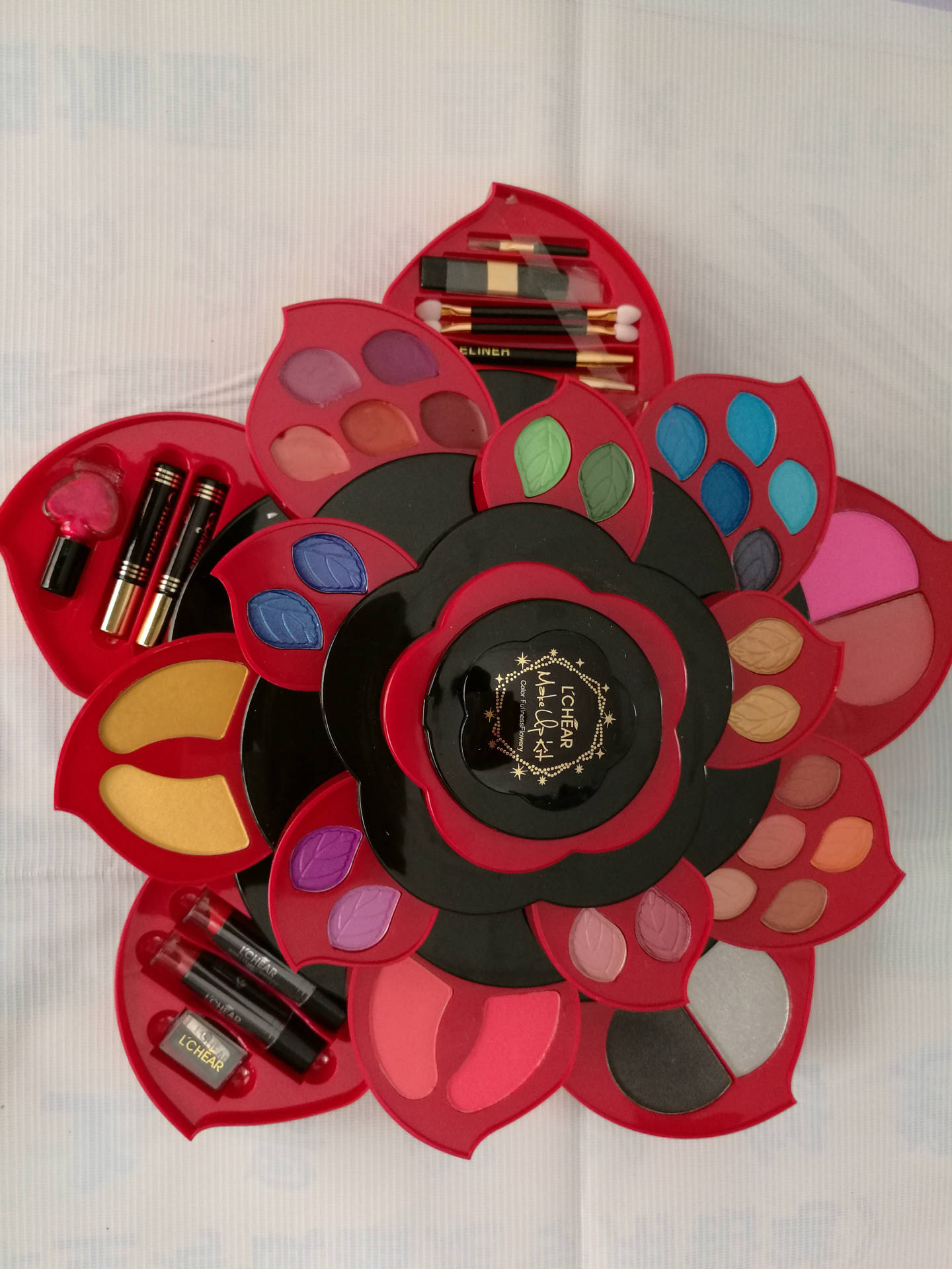 微商爆款旋转开花化妆盒 火爆产品新颖旋转开花化妆盒 厂家直销