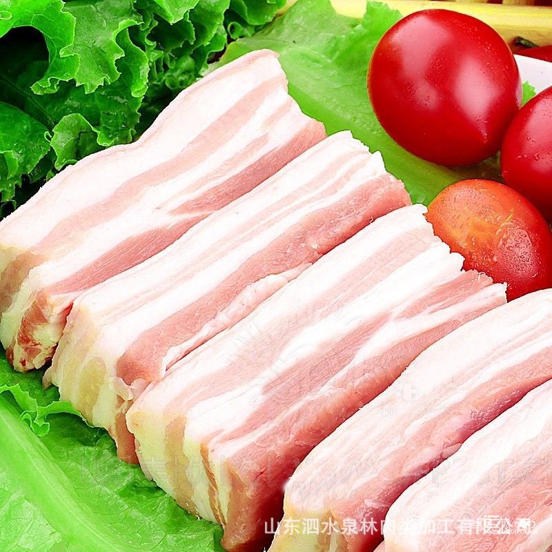 带皮带脊整五花肉烤肉烧烤农家土猪冷冻五花肉半成品猪肉五花批发