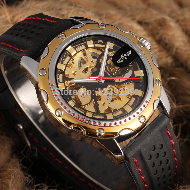 一件起批科曼奇 机械表 男士机械表 镂空复古机械表 礼物