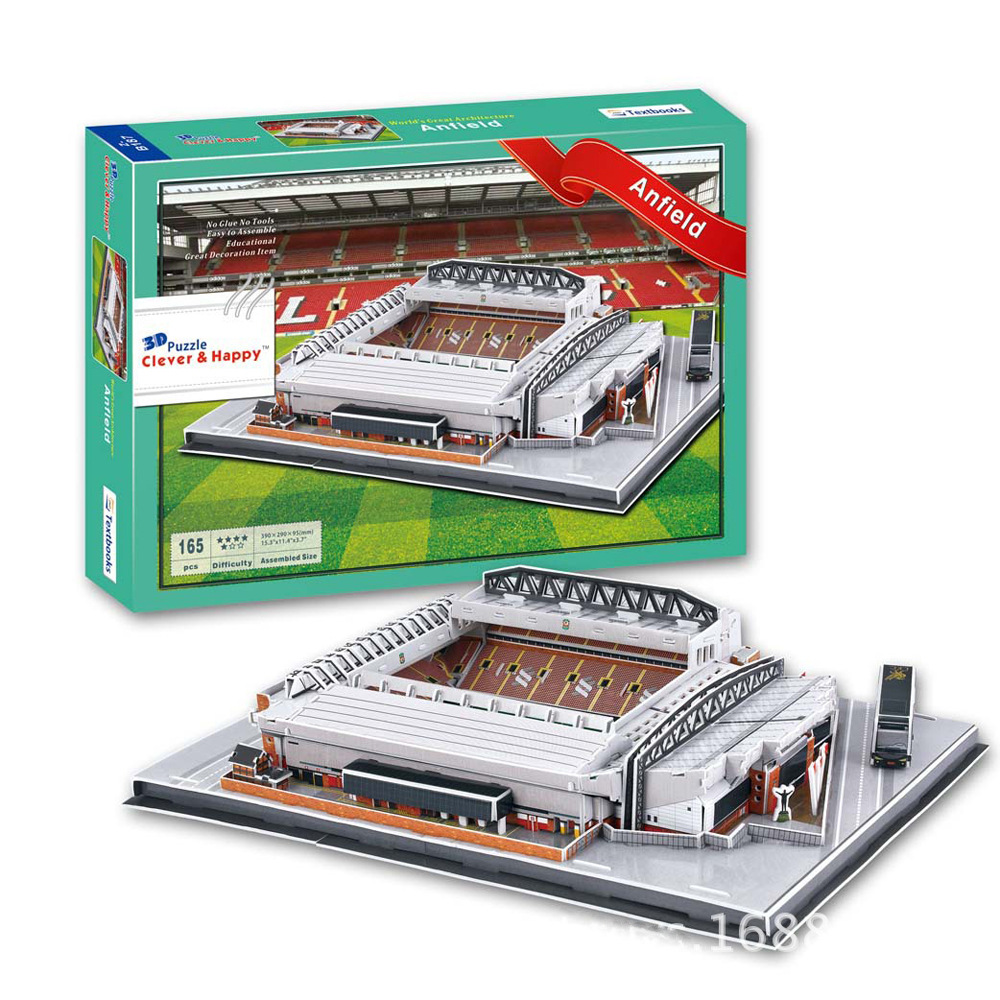 3d世界杯足球场拼图 英国斯坦福桥球场 stamford bridge stad