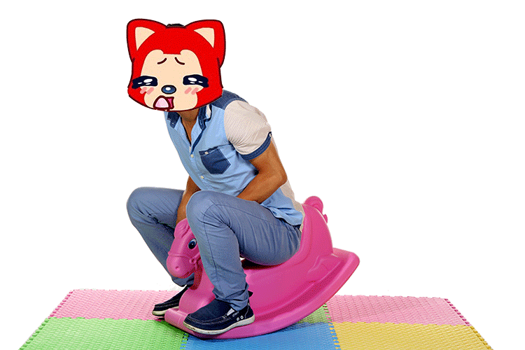 幼启 塑料卡通连体加厚儿童跷跷板 幼儿园室内游乐玩具宝宝摇摇马