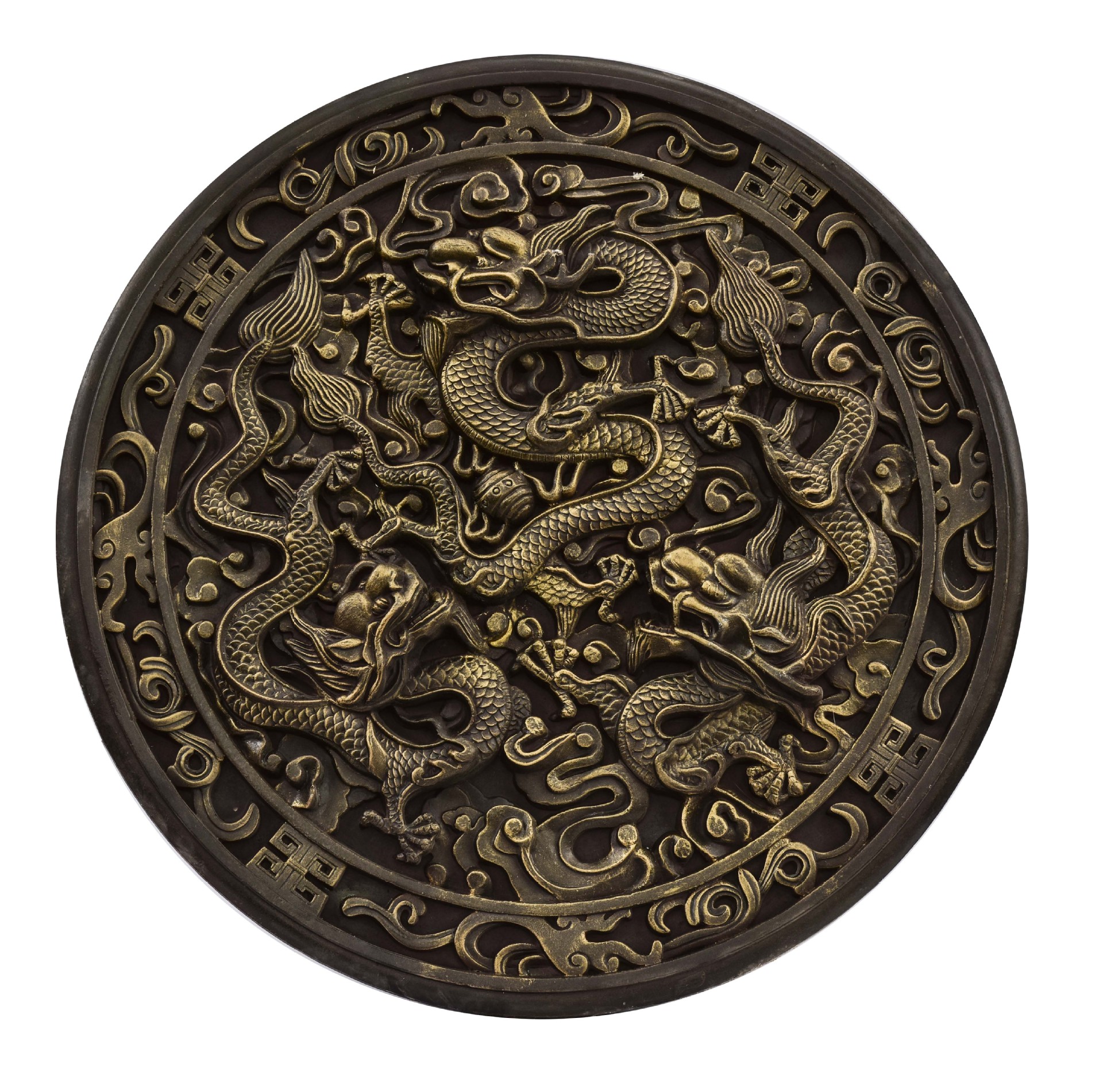 港华砖雕 精工细制仿铜浮雕 新品三元及第 仿古建筑外墙装饰定制