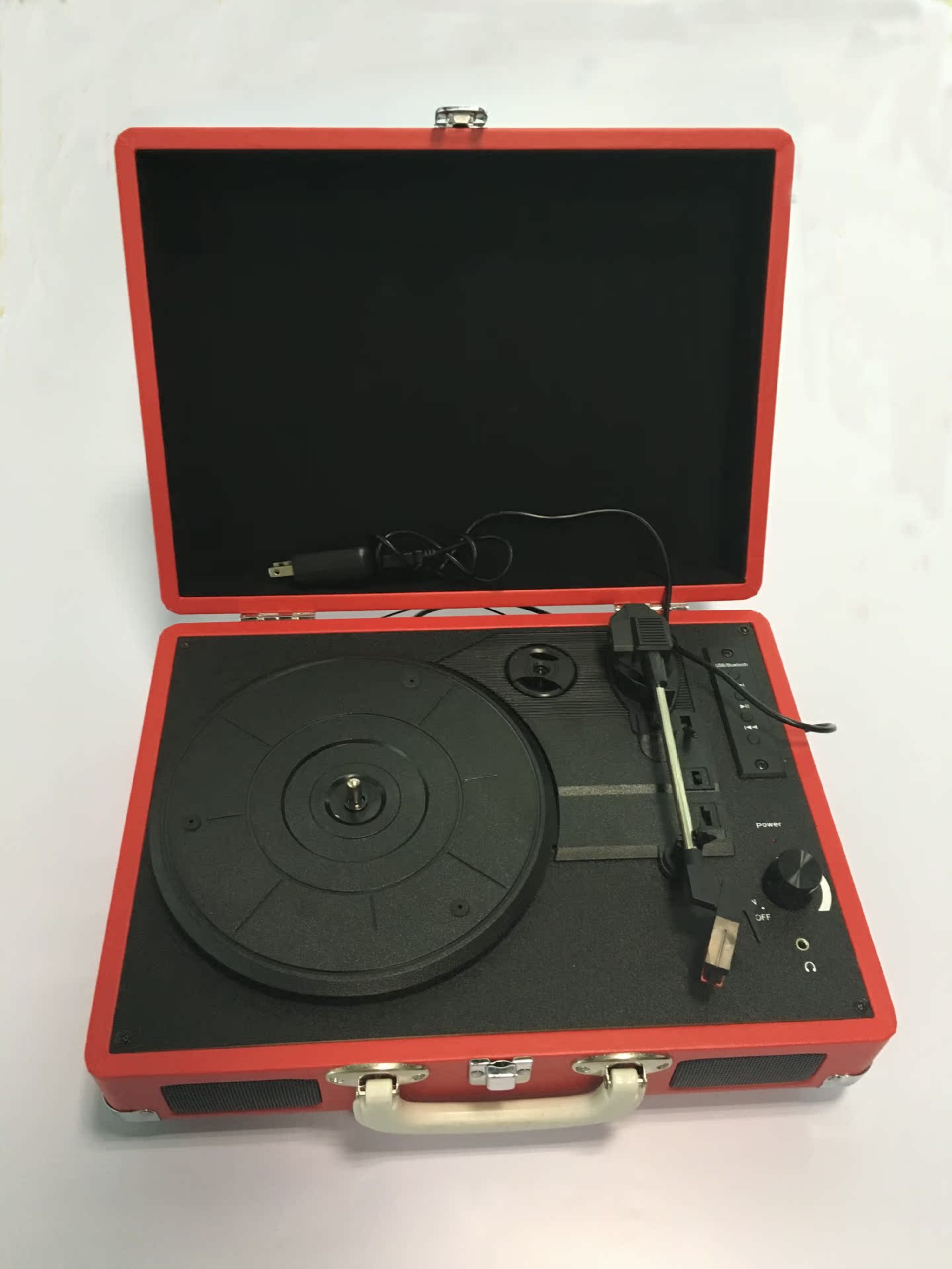 蓝牙插卡黑胶唱片机黑胶仿古欧式复古欧美箱式留声机黑胶唱片机