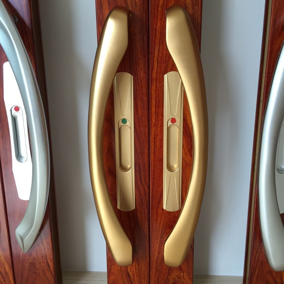 铝合金推拉门拉手 氧化金拉手 锻打氧化320长拉手