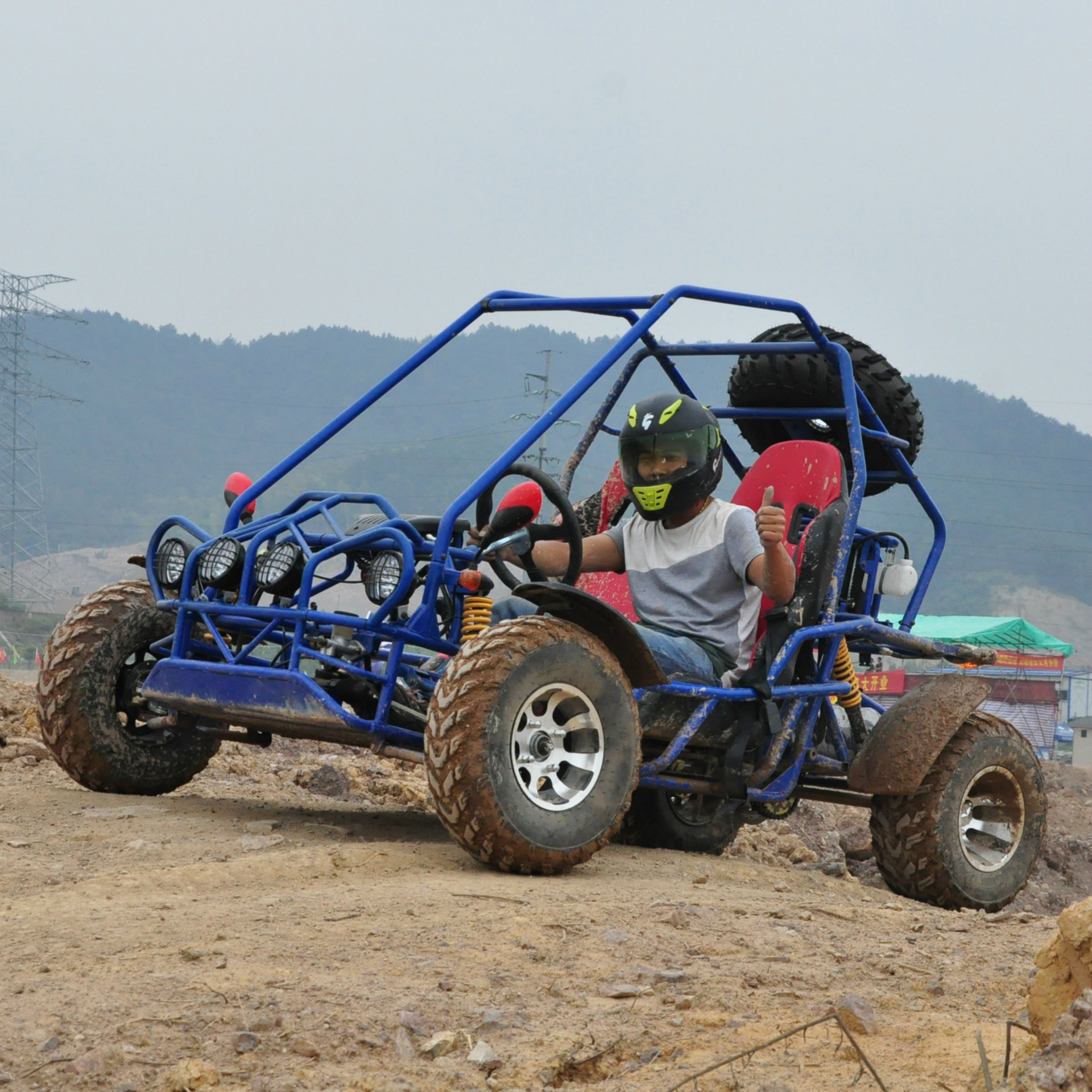 200cc四轮越野摩托车双人双座吉普沙滩车全地形观光卡丁车