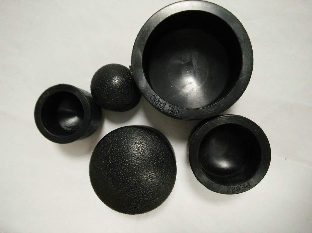 厂家专业生产 中升pe承插式堵帽 圆形耐腐蚀耐高压厚壁管帽