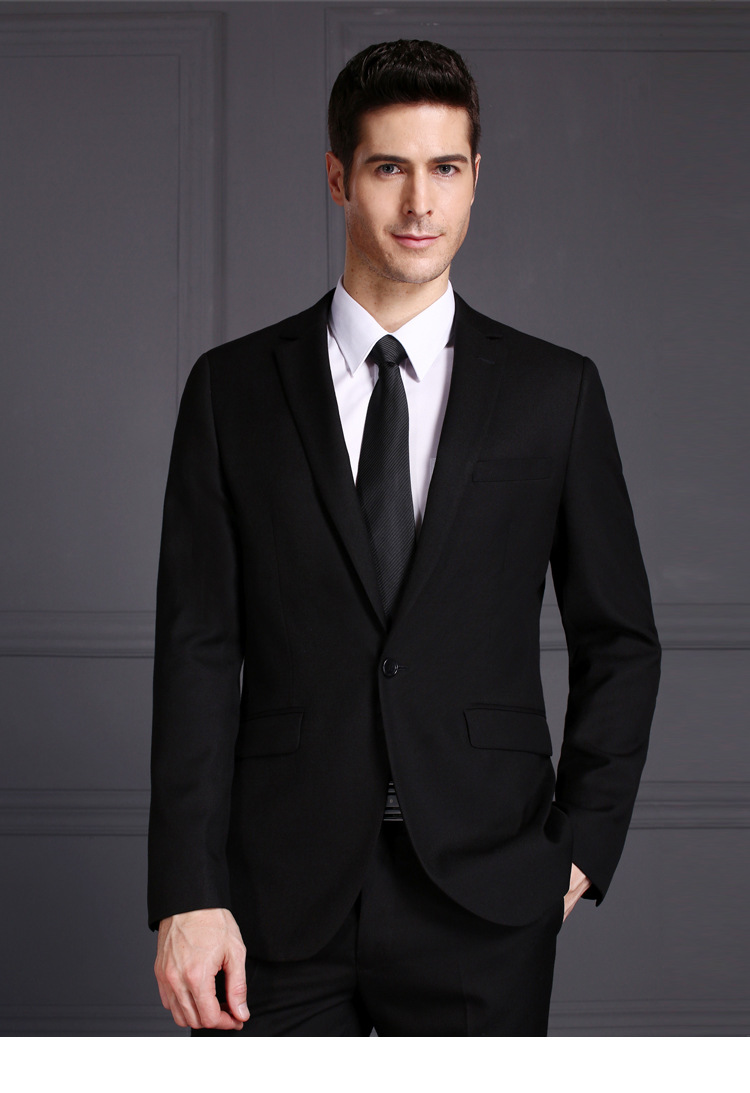 【西装男】套装商务男士西服西装修身韩版正装职业新郎结婚礼服