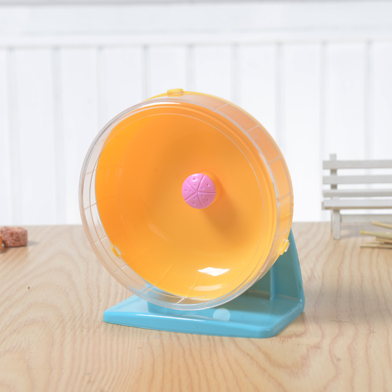 批发 静音跑轮仓鼠转轮中号滚轮小宠物仓鼠玩具用品跑轮支架16m